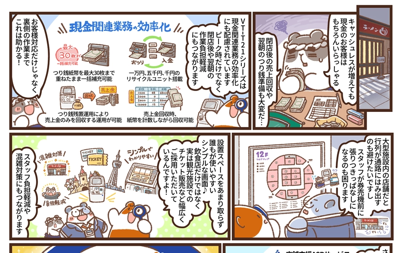 隣のアルモットくん！第41話  大型施設を救う、券職人 VT-T21シリーズ！