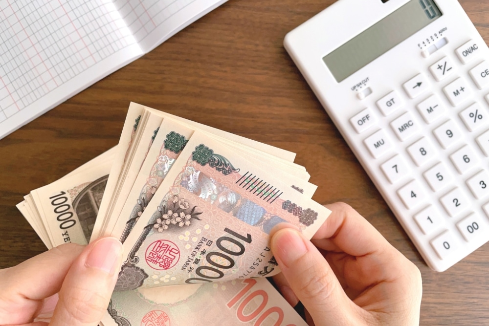 現金計数イメージ画像