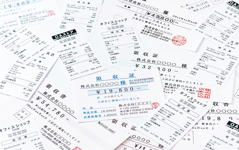 領収書とレシートは何が違う？どちらが正式？経費精算でよくある疑問を一気に解決