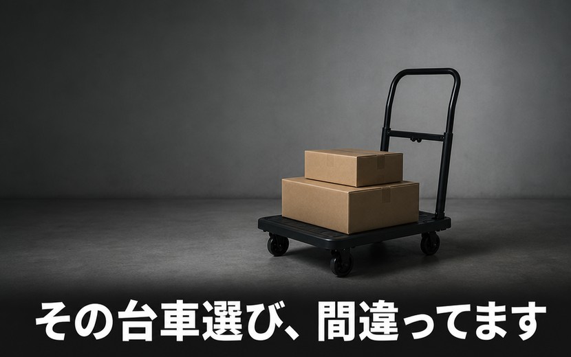 台車の「間違った選び方」をしているオフィスは意外と多い——耐荷重・キャスター・サイズの正しい見方
