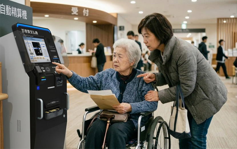 親が病院の自動精算機を使えない。機械が増えた本当の理由