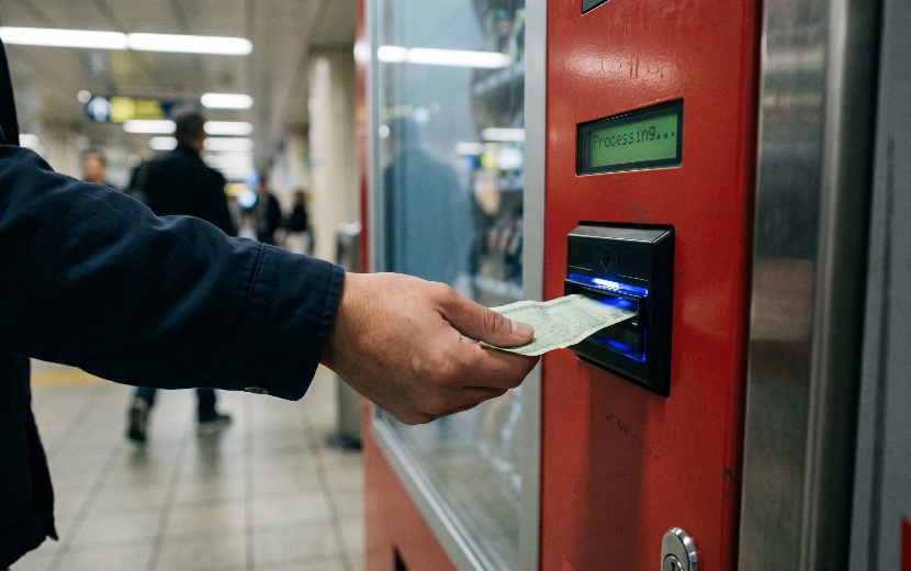 自動販売機で使えない1万円札があるのはなぜ？識別機が見ている4つのポイント
