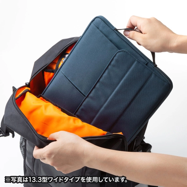 カジュアルPCインナーケース(11.6型ワイド) ネイビー IN-CA11NV