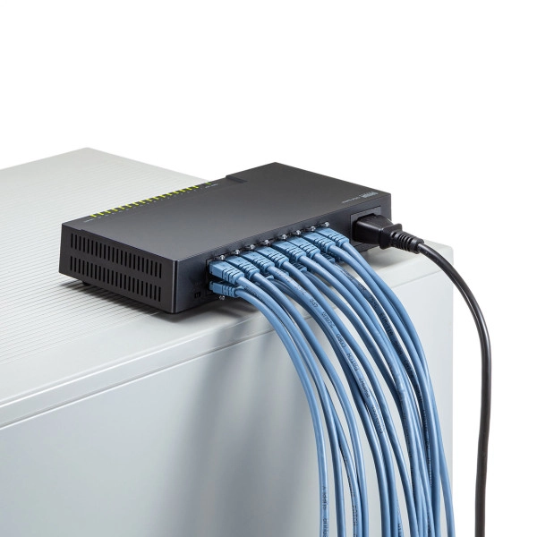 ギガビット対応 スイッチングハブ(16ポート・マグネット付き) LAN-GIGAP1602BK