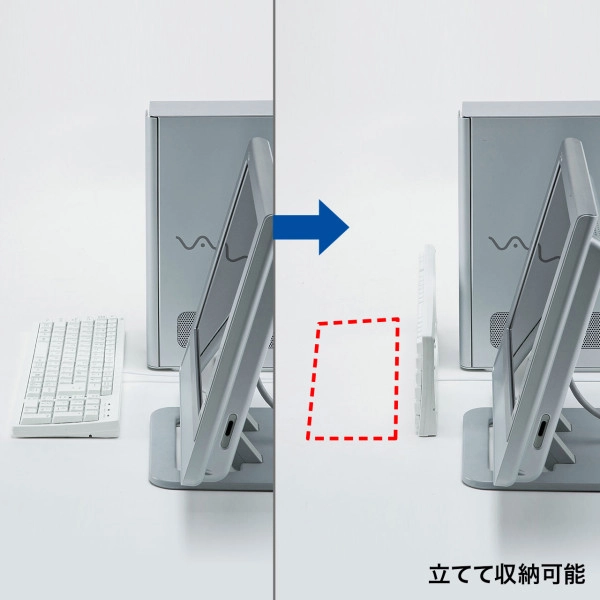 コンパクトキーボード ホワイト SKB-KG2WN2