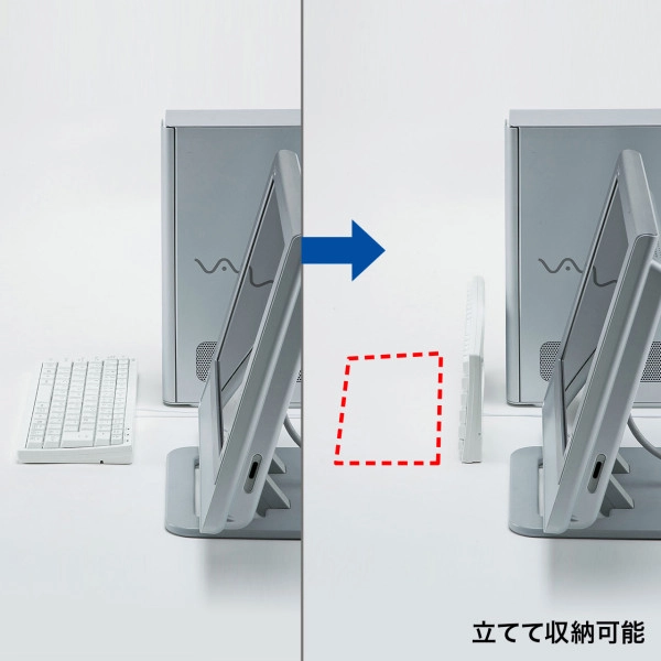 コンパクトキーボード ホワイト SKB-KG3WN2