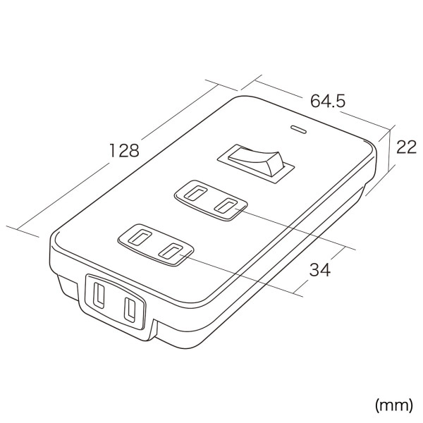 便利タップ(集中スイッチ付き) TAP-B52W