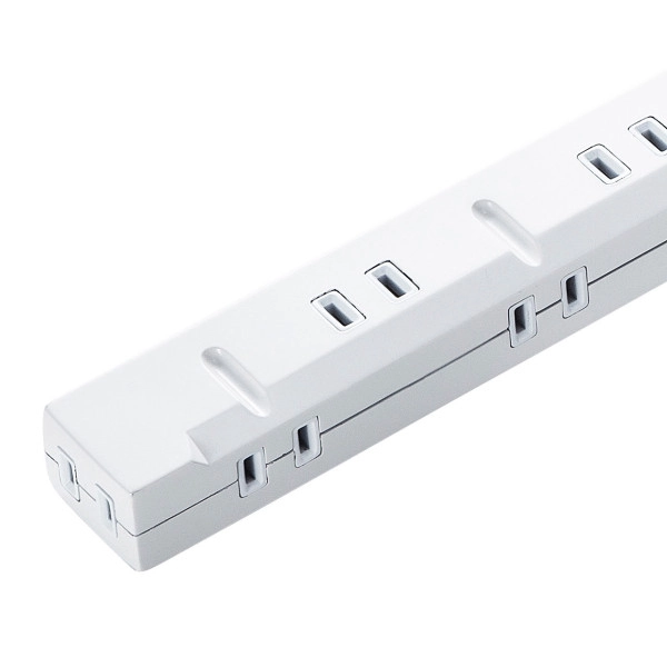 スリムタップUSB充電機能付き TAP-SLIM8U-1