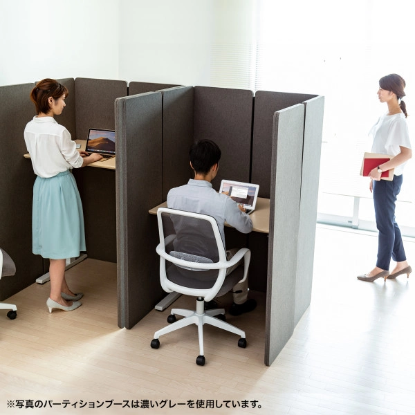 パーティションブース(H1600・ベージュ) SPT-PB002BG