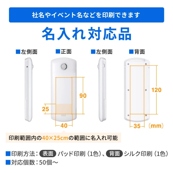 LEDセンサーライト(壁コンセント用) USB-LED01N