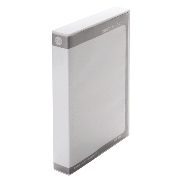 DVDトールケース（12枚収納・3枚セット・ホワイト） DVD-TW12-03WN