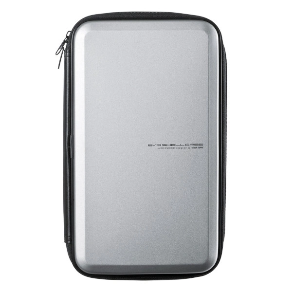 ブルーレイディスク対応セミハードケース（56枚収納・シルバー） FCD-WLBD56S