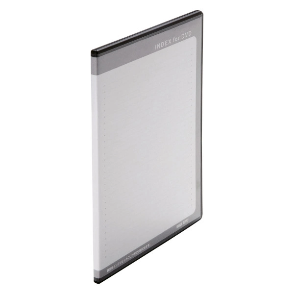 スリムDVDトールケース（2枚収納・10枚セット・ブラック） DVD-TU2-10BKN