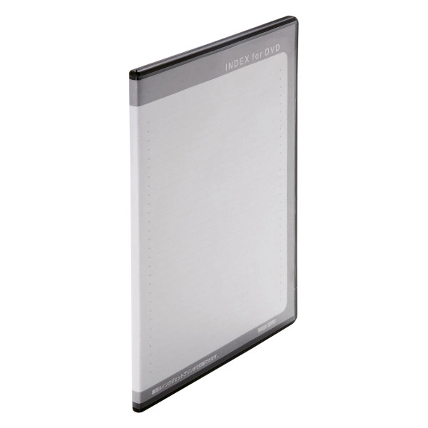 スリムDVDトールケース（1枚収納・10枚セット・ブラック） DVD-TU1-10BKN