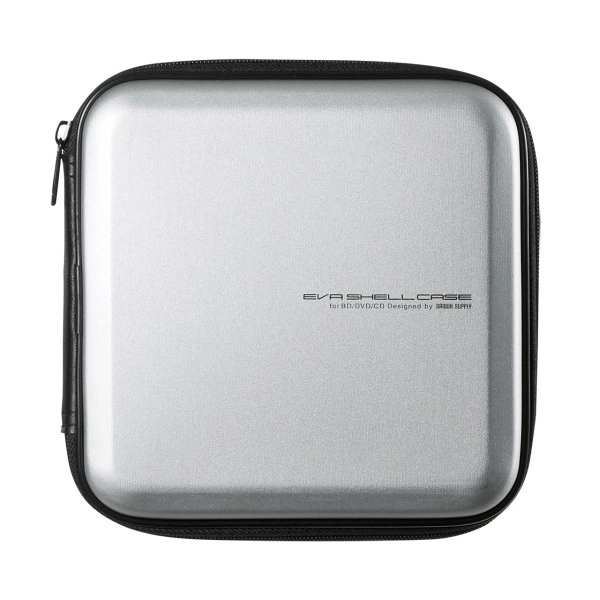 ブルーレイディスク対応セミハードケース（24枚収納・シルバー） FCD-WLBD24S