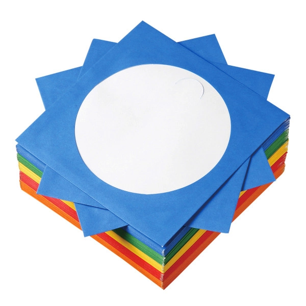 DVD・CDペーパースリーブケース（100枚入り・ミックスカラー） FCD-PS100MXN