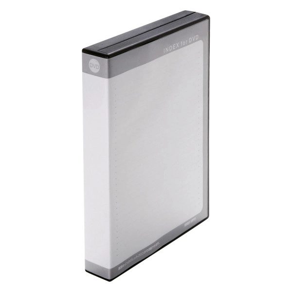 DVDトールケース（10枚収納・ブラック） DVD-TW10-01BKN