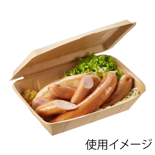 【HEIKO】食品容器 クラフトフードパック FP-500 50枚×12 (600枚)