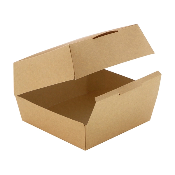 【HEIKO】食品容器 クラフトフードパック バーガー L 50枚×6 (300枚)