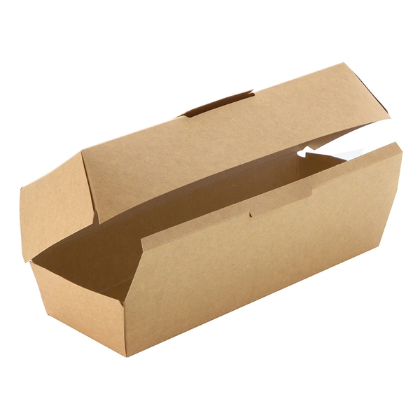 【HEIKO】食品容器 クラフトフードパック ホットドッグ 50枚