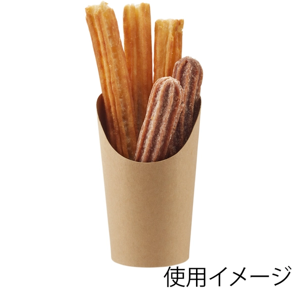 【HEIKO】スナックケース スライスカップ 16オンス 未晒 50個