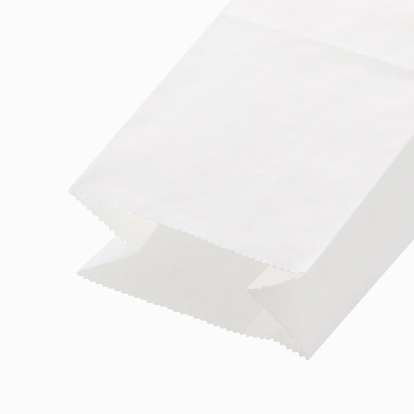 【HEIKO】NF(ノンフッ素)耐油角底袋 9-6 白無地 100枚×20 (2000枚)