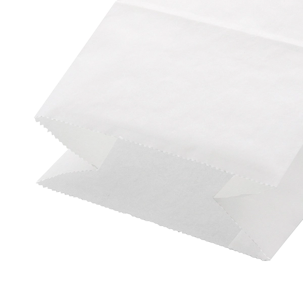 【HEIKO】NF(ノンフッ素)耐油角底袋 13-8 白無地 100枚×20 (2000枚)