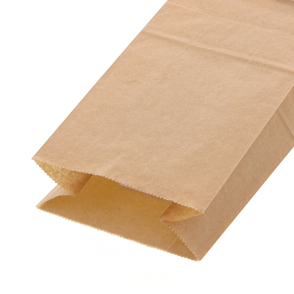 【HEIKO】NF(ノンフッ素)耐油角底袋 No.4 未晒無地 100枚×20 (2000枚)