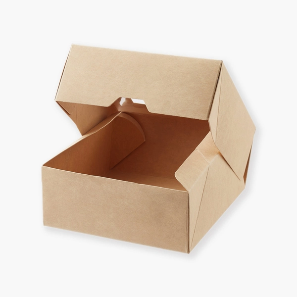 【HEIKO】窓付きランチボックス 13-13 未晒無地 10枚