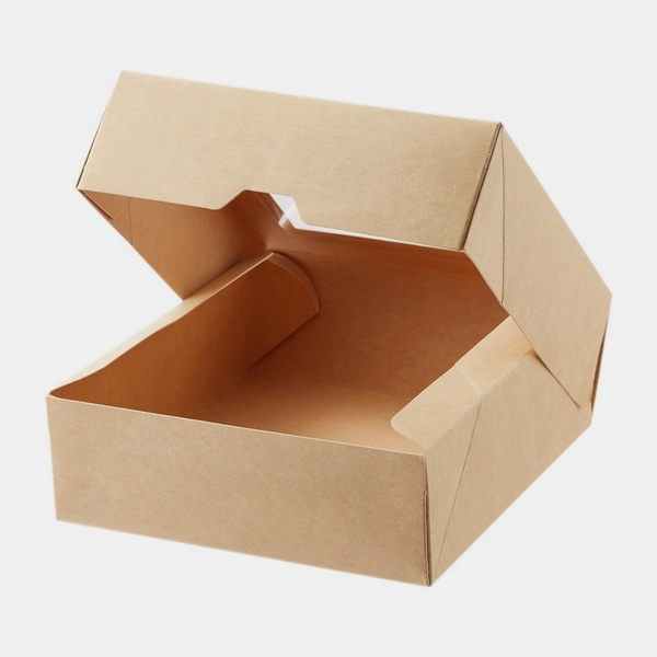 【HEIKO】窓付きランチボックス 16-16 未晒無地 10枚