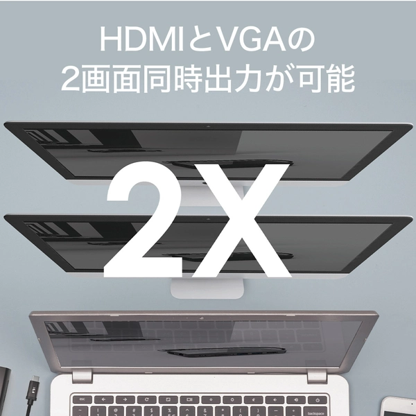 Feeltek ポータブル 8-in-1 USB Type-C ハブ UCH008AP2