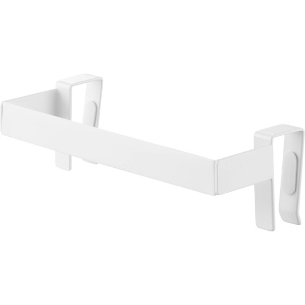 【Plate】滑り落ち防止キッチンタオルハンガーバー プレート ホワイト