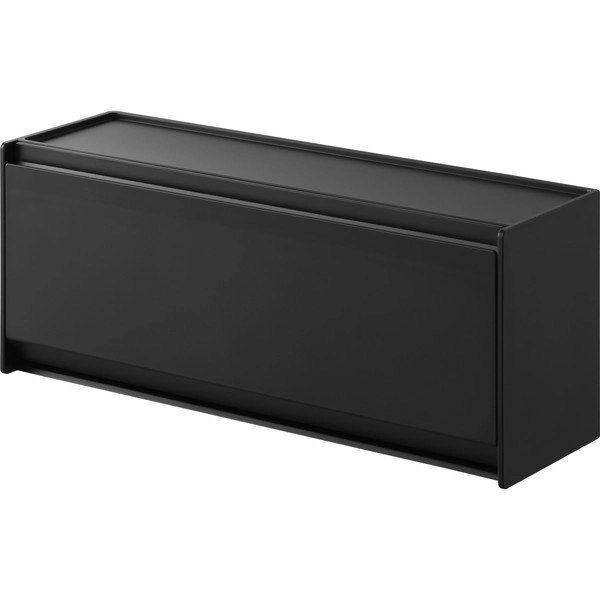 【tower】ウォール洗面収納ケース タワー 石こうボード壁対応 ブラック