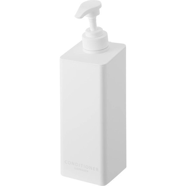 【tower】たっぷり洗剤が出るマグネットディスペンサー タワー コンディショナー ホワイト