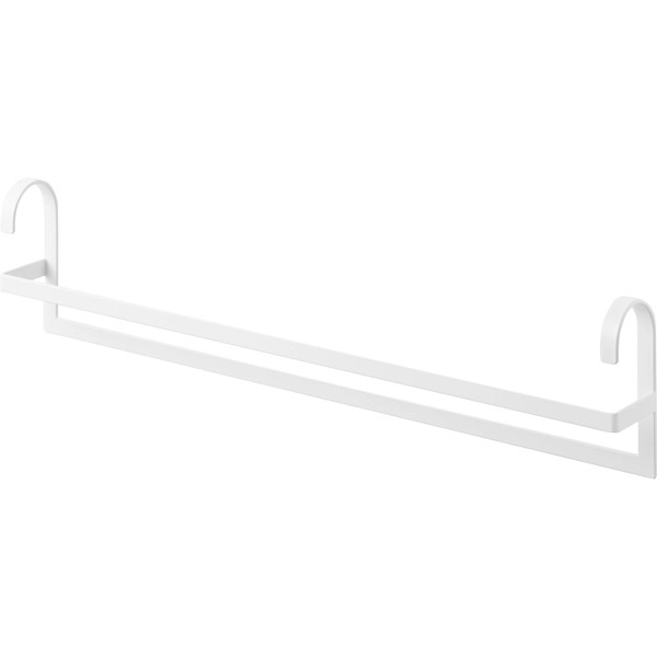 【smart】収納力アップ2段衣類ハンガー スマート W60 ホワイト