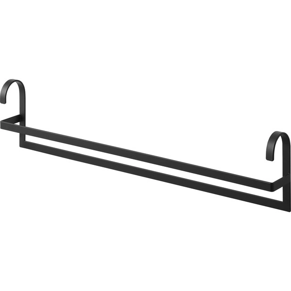 【smart】収納力アップ2段衣類ハンガー スマート W60 ブラック