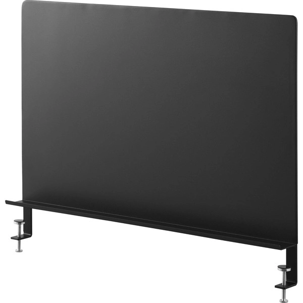 【tower】デスク横トレー付きスチールパネル タワー ブラック