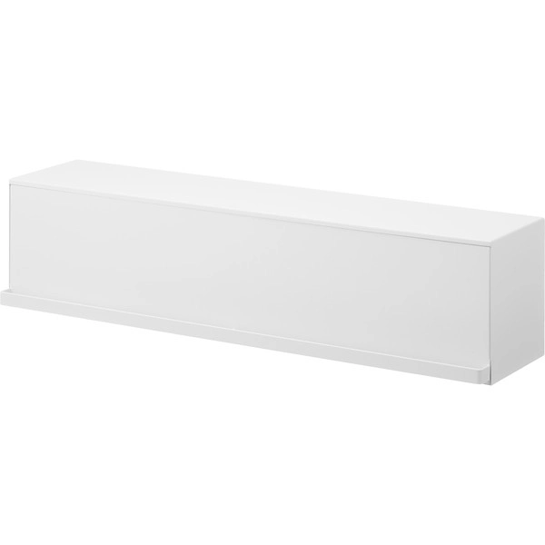 【tower】ウォール隠せるトイレ壁収納 タワー 石こうボード壁対応 ホワイト