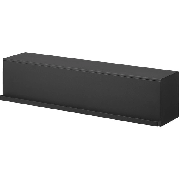 【tower】ウォール隠せるトイレ壁収納 タワー 石こうボード壁対応 ブラック