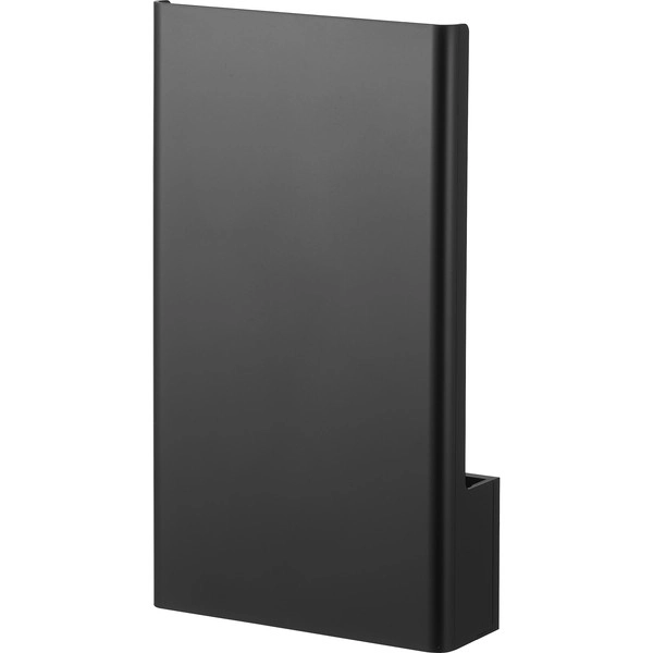 【tower】ウォール隠せるルーター収納 タワー Lサイズ 石こうボード壁対応 ブラック