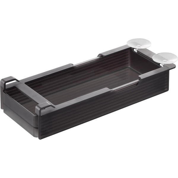 【tower】冷蔵庫中棚下高さ調節ラック タワー S ブラック