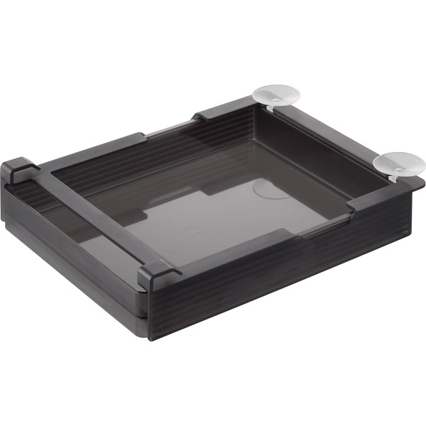 【tower】冷蔵庫中棚下高さ調節ラック タワー L ブラック