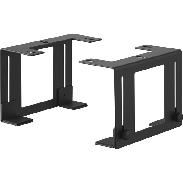 【smart】可動式デスク下ゲーム機ホルダー スマート ブラック