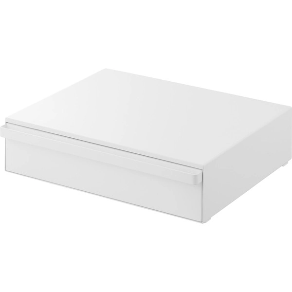 【tower】カセットコンロが入る家電下ラック タワー 1段 ホワイト