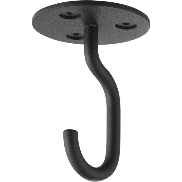 【tower】天井から吊り下げできるプランターフック タワー 石こうボード壁対応 ブラック