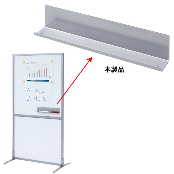 ペントレー (マグネット取付・ホワイトボード・パーティション) SPT-TRAY