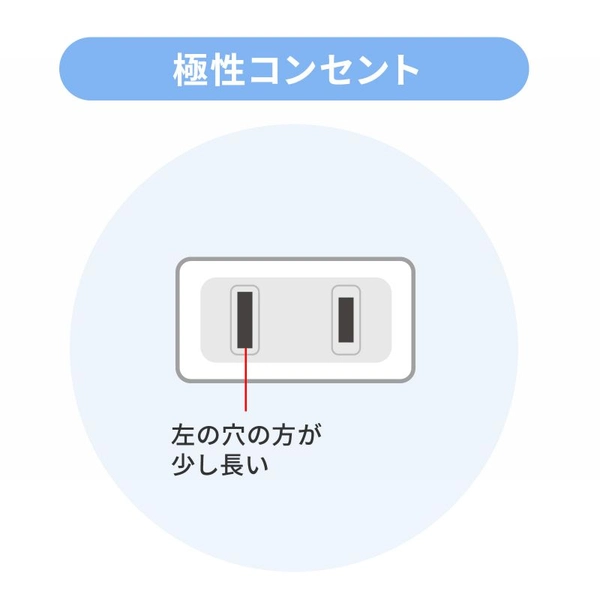 電源延長コード (2P・0.5m) TAP-EX21005