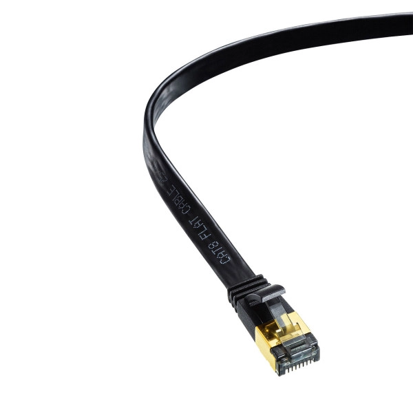 カテゴリ8フラットLANケーブル KB-T8FL-05BK