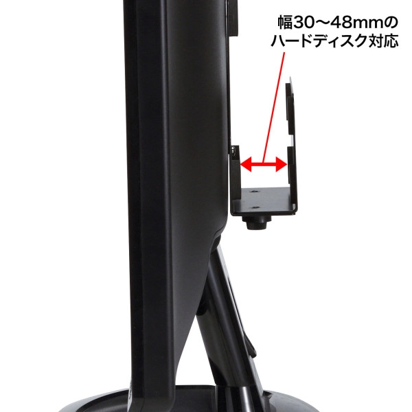 テレビ・液晶ディスプレイVESAマウント取付けHDDホルダー MR-VESA1N