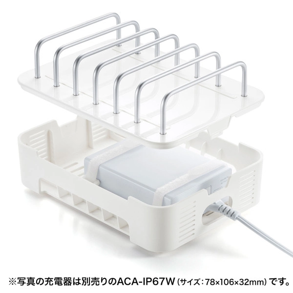 タブレット・スマートフォン用スタンド(充電器収納タイプ) PDA-STN21WN2